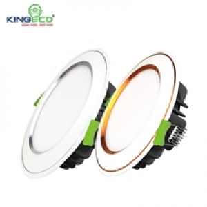 Đèn Led Âm Trần Mặt Cong Đổi Màu 07W/90
