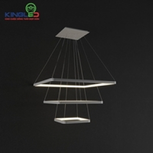 ĐÈN LED THẢ TRẦN TRANG TRÍ PENDANT LIGHT VUÔNG 3 TẦNG 
