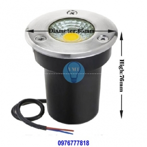 Đèn âm đất tròn COB 3-5W