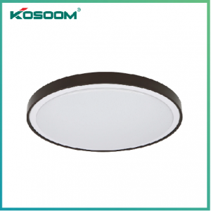 Đèn LED ốp trần Thạch Anh Viền Nâu 36W