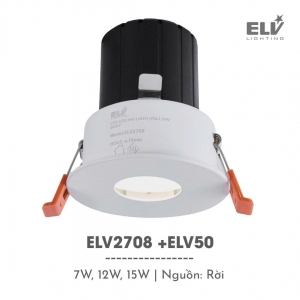 Đèn Led Module Chiếu Điểm Âm Trần ELV – ELV2708 +ELV50